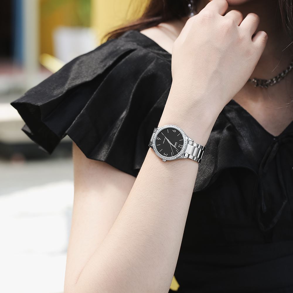 Đồng hồ Q&Q 34 mm Nữ Q75B-004PY