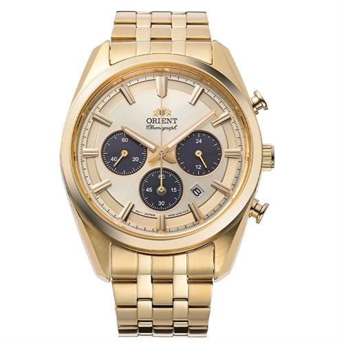 Đồng hồ Orient Contemporary 40 mm Nam RA-TX0301G10B Màu Vàng