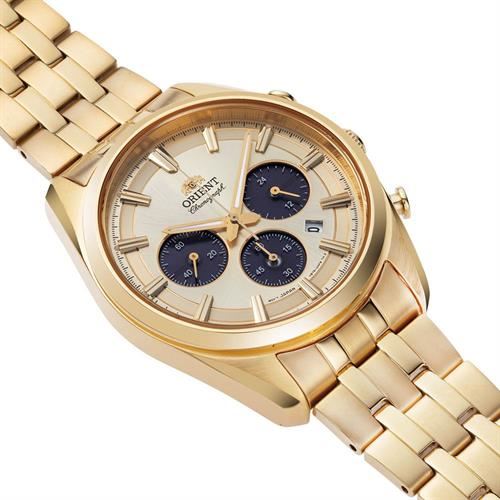 Đồng hồ Orient Contemporary 40 mm Nam RA-TX0301G10B Màu Vàng