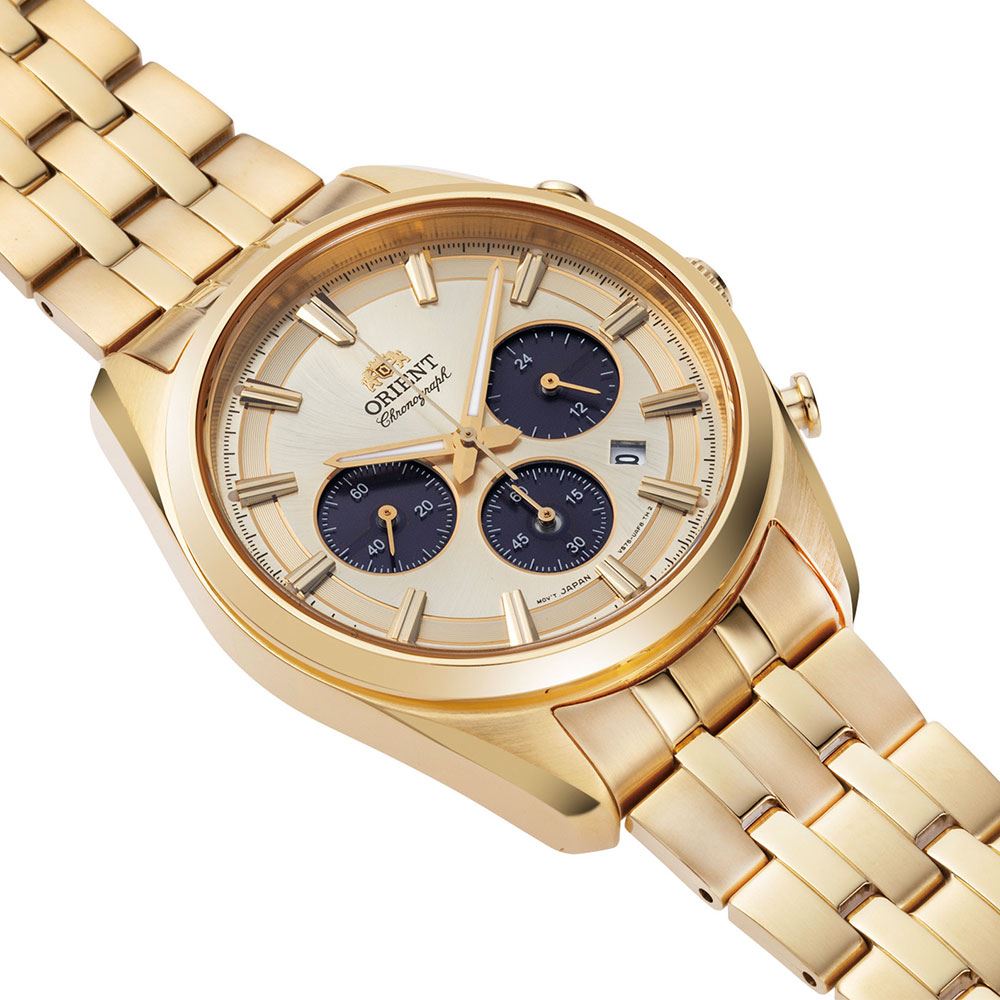 Đồng hồ Orient Contemporary 40 mm Nam RA-TX0301G10B Màu Vàng
