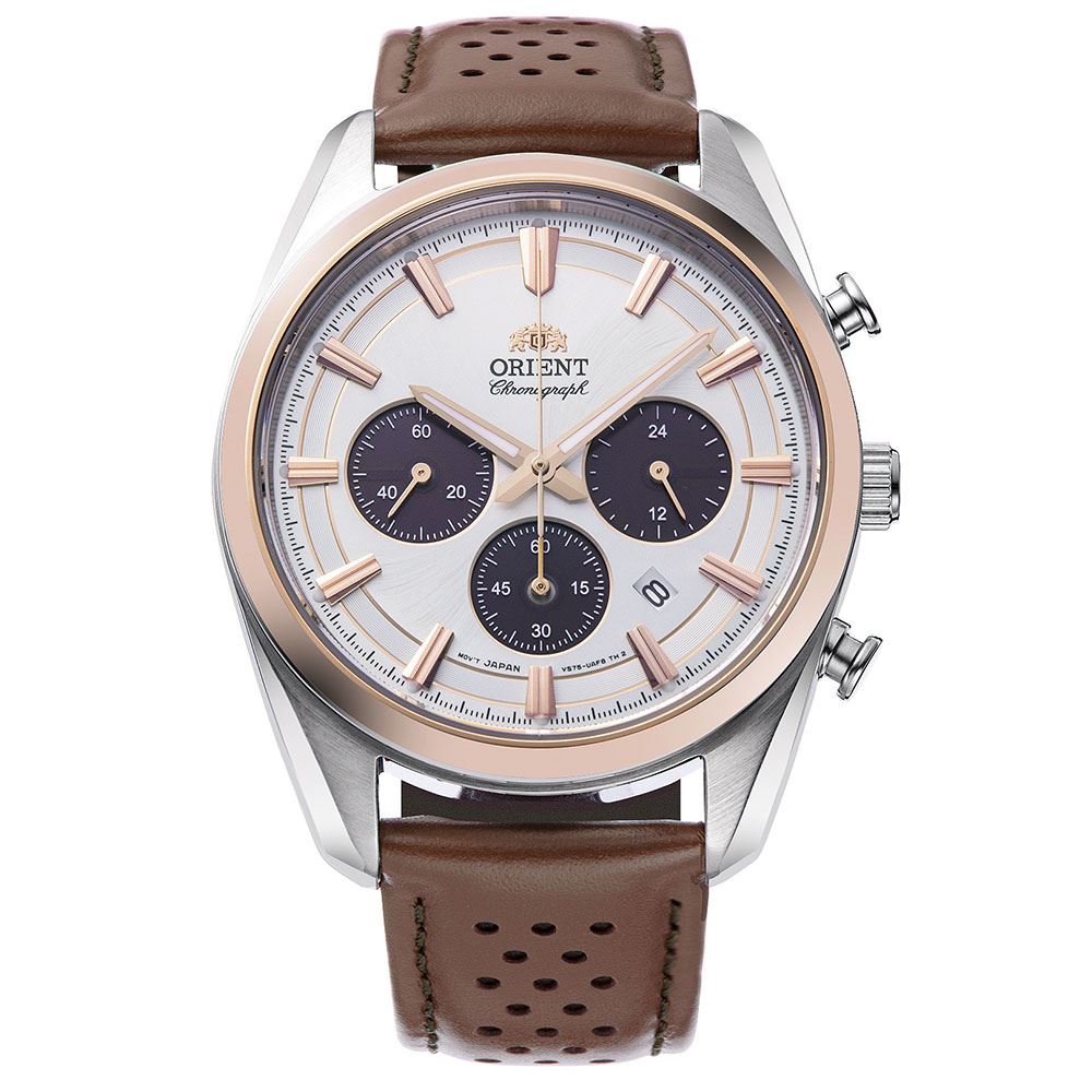 Đồng hồ Orient Contemporary 40 mm Nam RA-TX0306S10B Màu Nâu