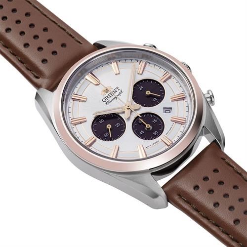 Đồng hồ Orient Contemporary 40 mm Nam RA-TX0306S10B Màu Nâu
