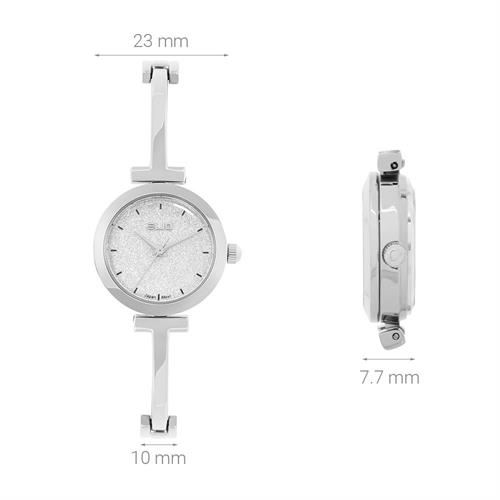 Đồng hồ Elio 23 mm Nữ ES171-01 Màu Bạc