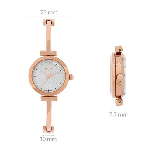 Đồng hồ Elio 23 mm Nữ ES171-02 Màu Vàng Hồng