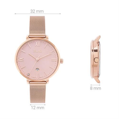 Đồng hồ Elio 32 mm Nữ ES172-02 Màu Vàng Hồng