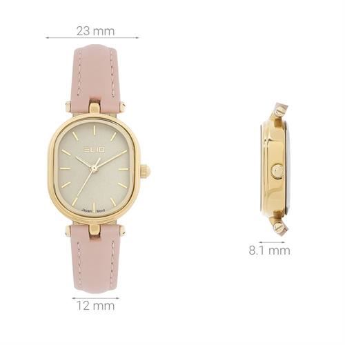Đồng hồ Elio 23 mm Nữ EL150-02 Màu Hồng