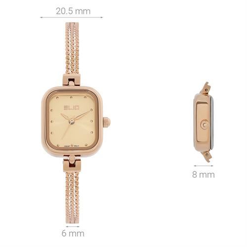 Đồng hồ Elio 20.5 mm Nữ ES173-02 Màu Vàng Hồng