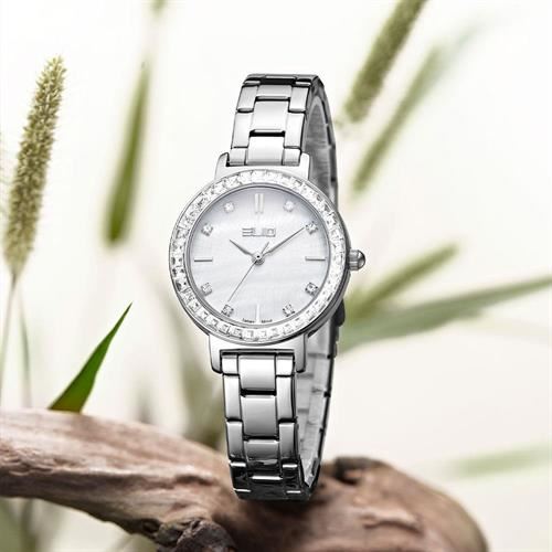 Đồng hồ Elio Starlight 30 mm Nữ ES186-01 Màu Bạc