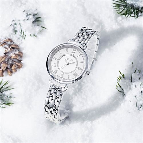 Đồng hồ Elio 30 mm Nữ ES188-01 Màu Bạc