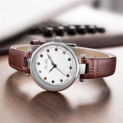Đồng hồ Elio 28 mm Nữ EL157-01 Màu Nâu