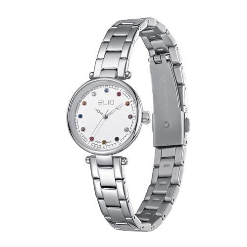 Đồng hồ Elio Xmas 28 mm Nữ ES191-01 Màu Bạc