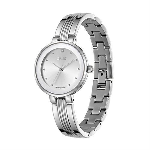 Đồng hồ Elio Sunshine 30 mm Nữ ES177-01 Màu Bạc