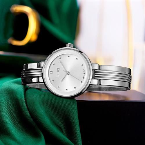 Đồng hồ Elio Sunshine 30 mm Nữ ES177-01 Màu Bạc