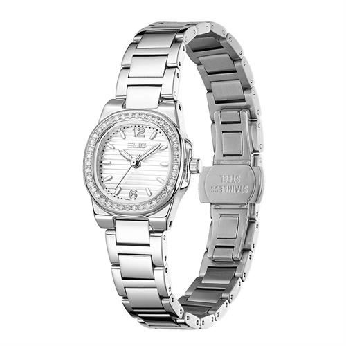 Đồng hồ Elio Elegant Lady 25.5 mm Nữ ES182-01 Màu Bạc