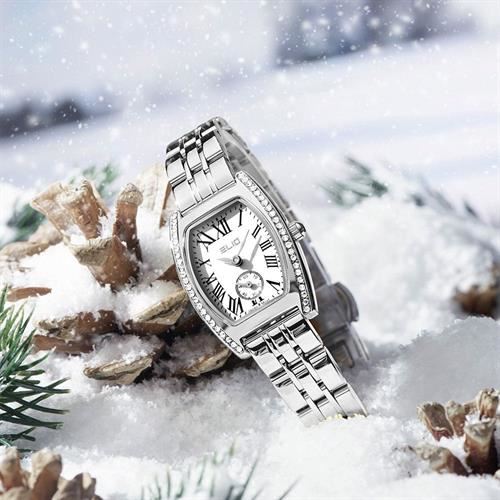 Đồng hồ Elio 22.5 mm Nữ ES185-01 Màu Bạc