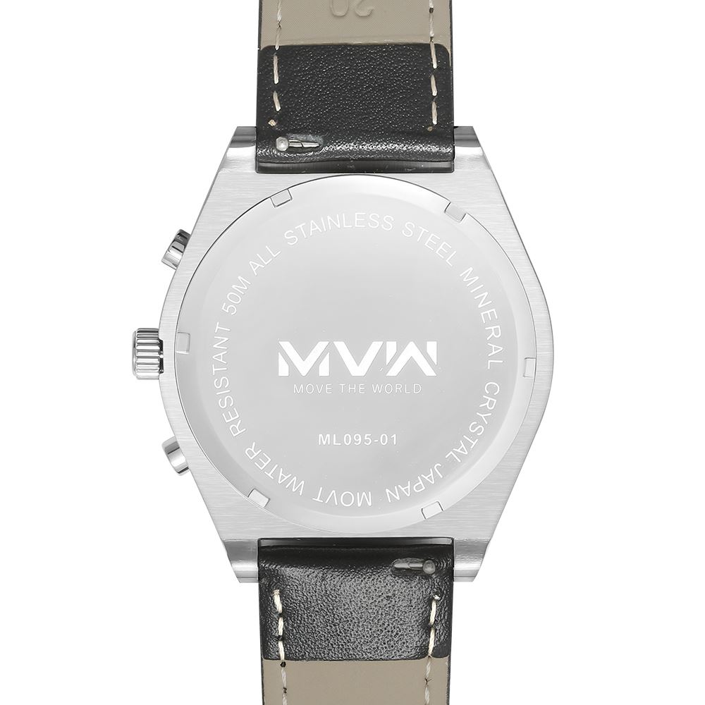 Đồng hồ MVW Sport 40 mm Nam ML095-01 Màu Đen