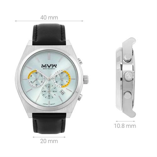 Đồng hồ MVW Sport 40 mm Nam ML095-01 Màu Đen