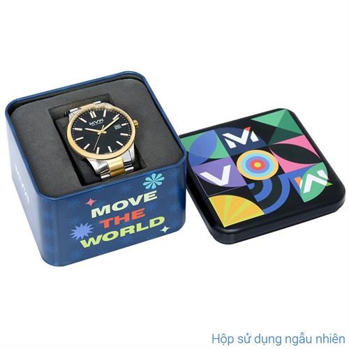 Đồng hồ MVW 40 mm Nam MS101-01 Màu Bạc