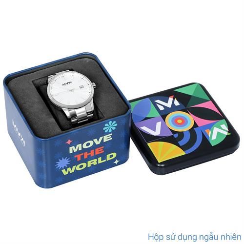 Đồng hồ MVW 40 mm Nam MS101-02 Màu Bạc