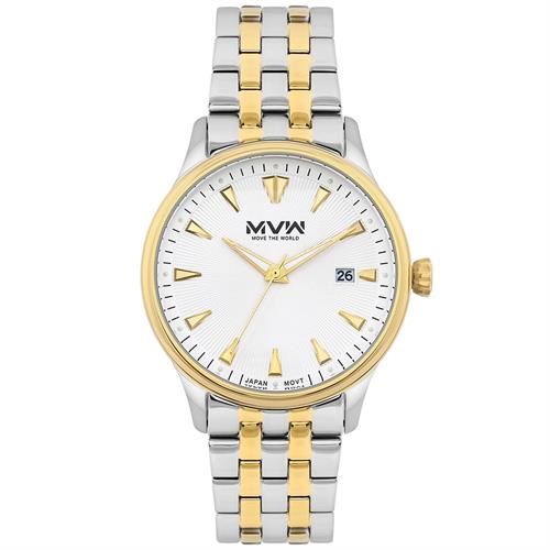 Đồng hồ MVW 40 mm Nam MS102-01 Màu Bạc