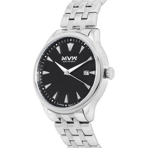 Đồng hồ MVW 40 mm Nam MS102-02 Màu Bạc