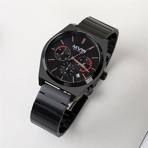 Đồng hồ MVW Sport 40 mm Nam MS105-01 Màu Đen