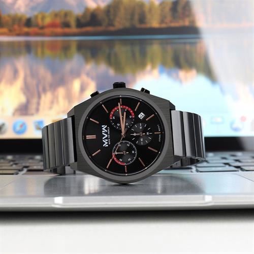 Đồng hồ MVW Sport 40 mm Nam MS105-01 Màu Đen