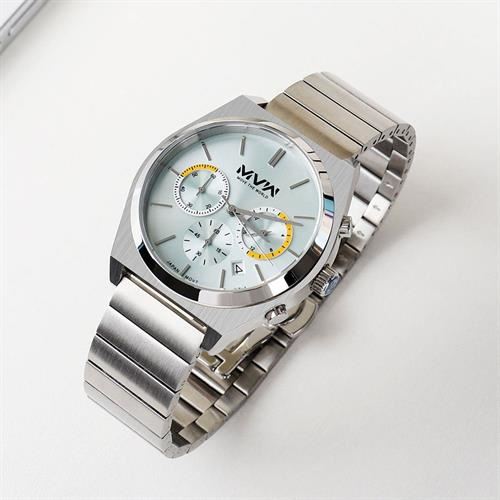 Đồng hồ MVW Sport 40 mm Nam MS105-02 Màu Bạc