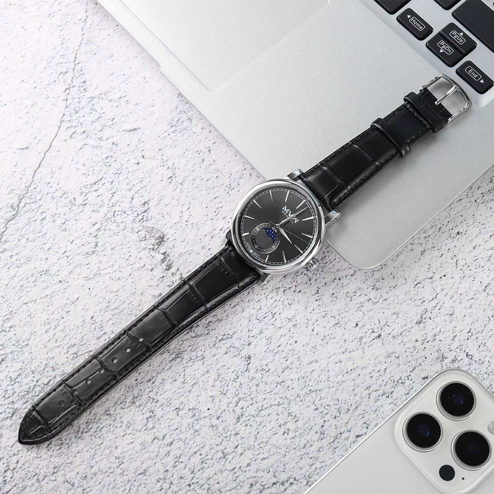 Đồng hồ MVW 42 mm Nam ML093-01 Màu Đen