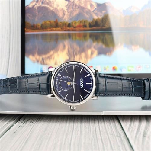 Đồng hồ MVW 42 mm Nam ML093-02 Màu Xanh