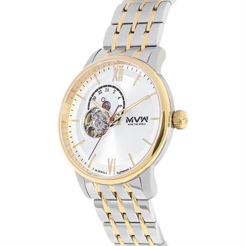 Đồng hồ MVW Star 41.5 mm Nam MSA103-01 Màu Bạc