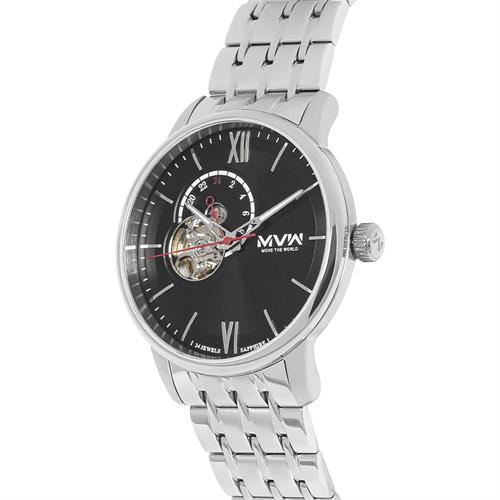 Đồng hồ MVW Star 41.5 mm Nam MSA103-02 Màu Bạc