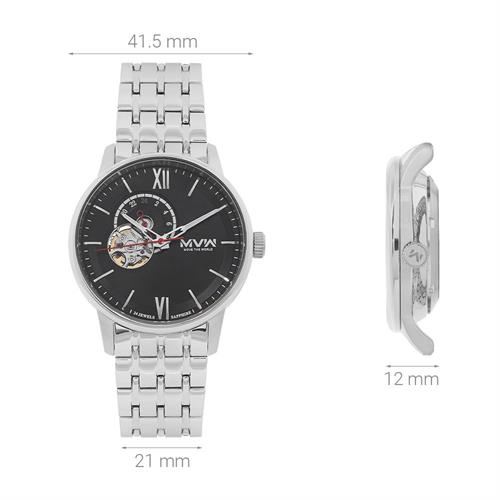 Đồng hồ MVW Star 41.5 mm Nam MSA103-02 Màu Bạc