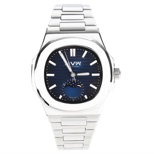 Đồng hồ MVW 43 mm Nam MS111-02 Màu Bạc