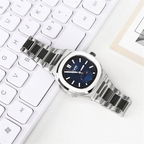 Đồng hồ MVW 43 mm Nam MS111-02 Màu Bạc