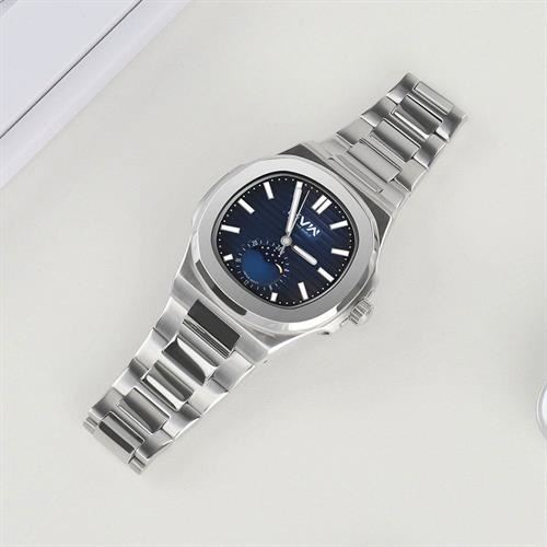 Đồng hồ MVW 43 mm Nam MS111-02 Màu Bạc