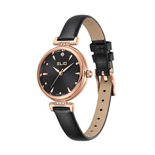 Đồng hồ Elio 30 mm Nữ EL152-02 Màu Đen