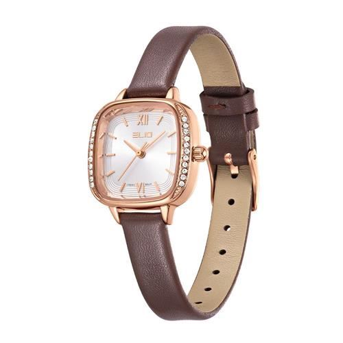 Đồng hồ Elio Elegant Lady 24 mm Nữ EL156-01 Màu Nâu