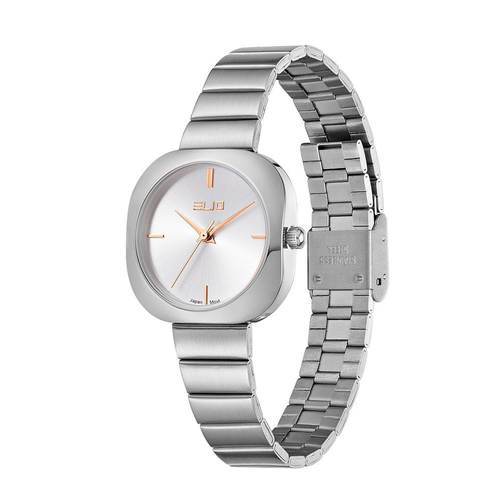 Đồng hồ Elio Elegant Lady 28.5 mm Nữ ES180-01 Màu Bạc