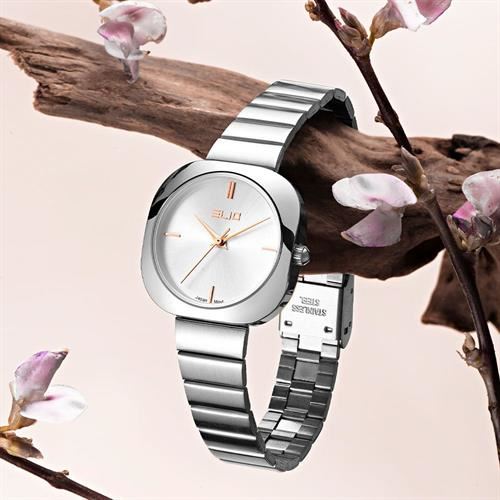 Đồng hồ Elio Elegant Lady 28.5 mm Nữ ES180-01 Màu Bạc