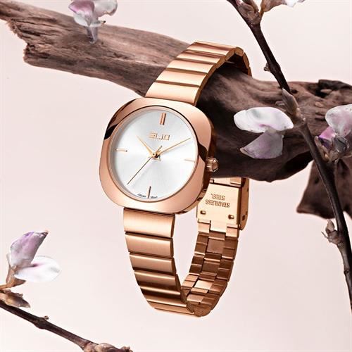 Đồng hồ Elio Elegant Lady 28.5 mm Nữ ES180-02 Màu Vàng Hồng