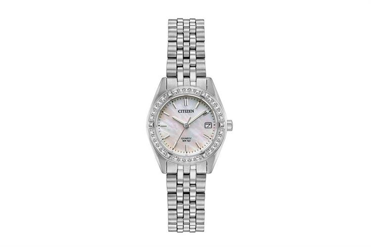 Đồng hồ Citizen 26 mm Nữ EU6060-55D Màu Bạc