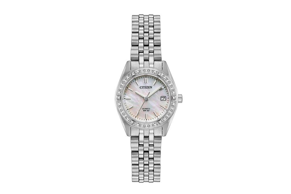 Đồng hồ Citizen 26 mm Nữ EU6060-55D Màu Bạc