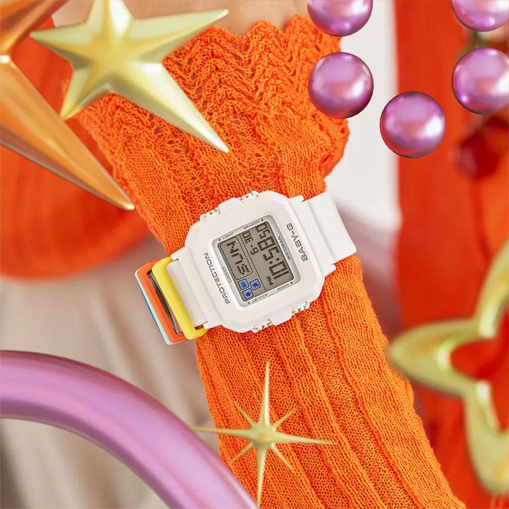 Đồng hồ Baby-G 39 mm Nữ BGD-10L-7DR Màu Trắng