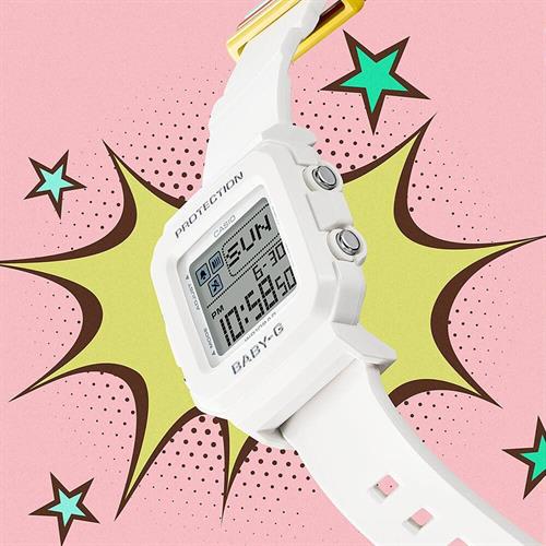 Đồng hồ Baby-G 39 mm Nữ BGD-10L-7DR Màu Trắng