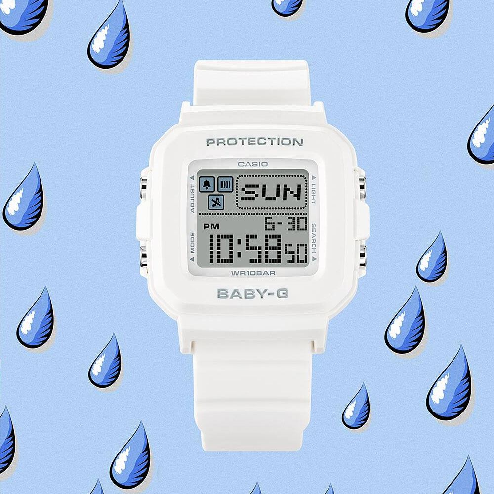Đồng hồ Baby-G 39 mm Nữ BGD-10L-7DR Màu Trắng