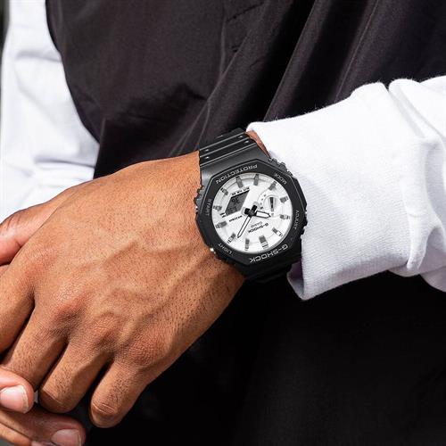 Đồng hồ G-Shock 2100 45.4 mm Nam GA-2100WD-1ADR Màu Đen