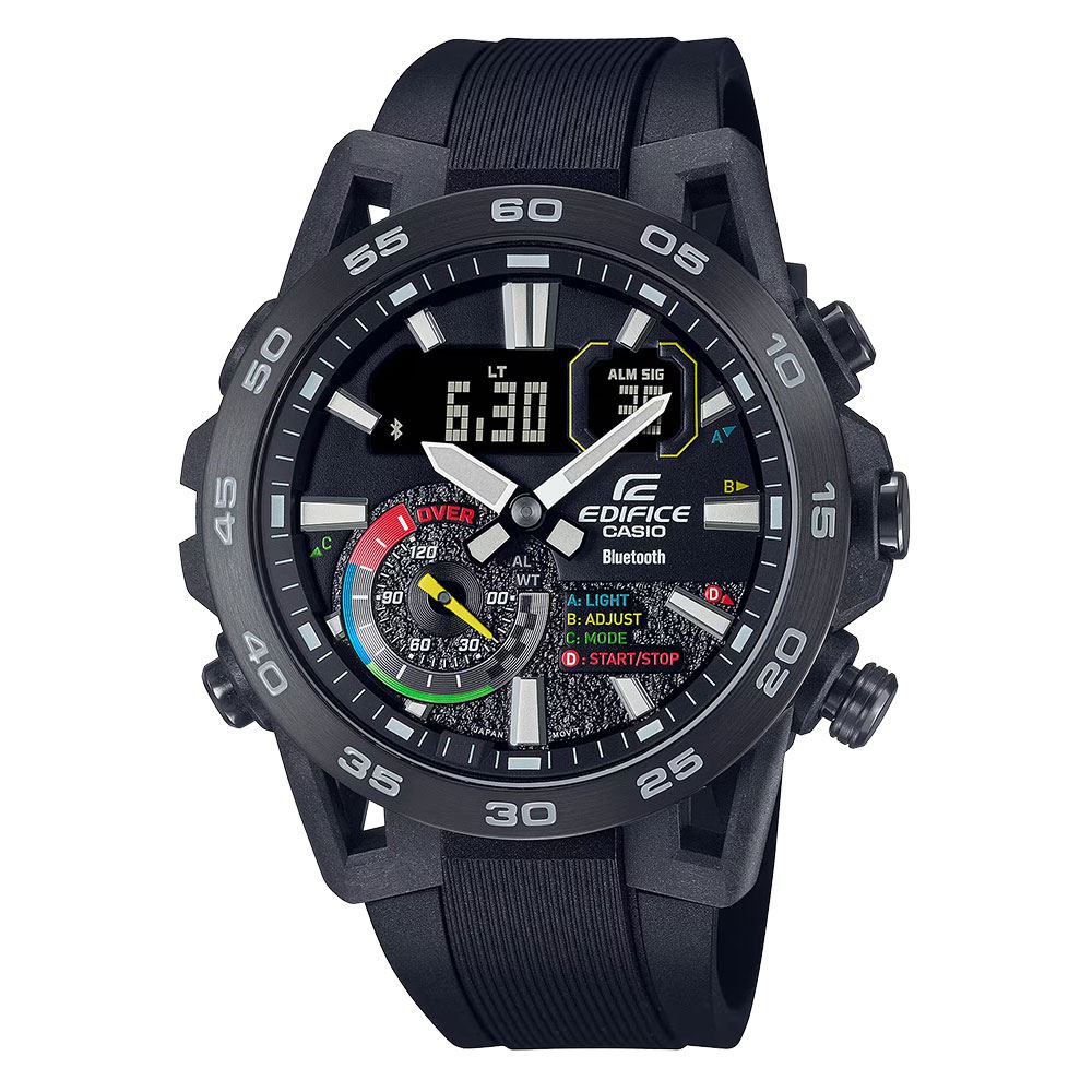 Đồng hồ Edifice Casio 48 mm Nam ECB-40MP-1ADF Màu Đen