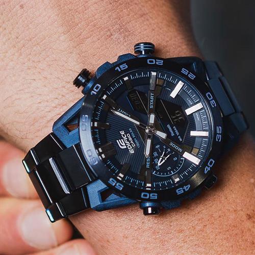 Đồng hồ Edifice Casio 47.8 mm Nam ECB-2000CB-2ADF Màu Xanh Dương