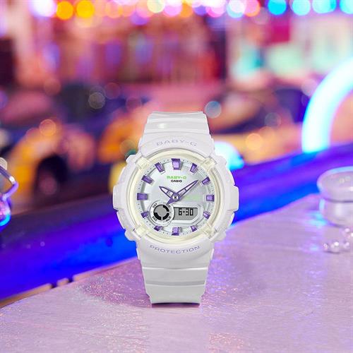Đồng hồ Baby-G BGA-280 43.4 mm Nữ BGA-280DN-7ADR Màu Trắng